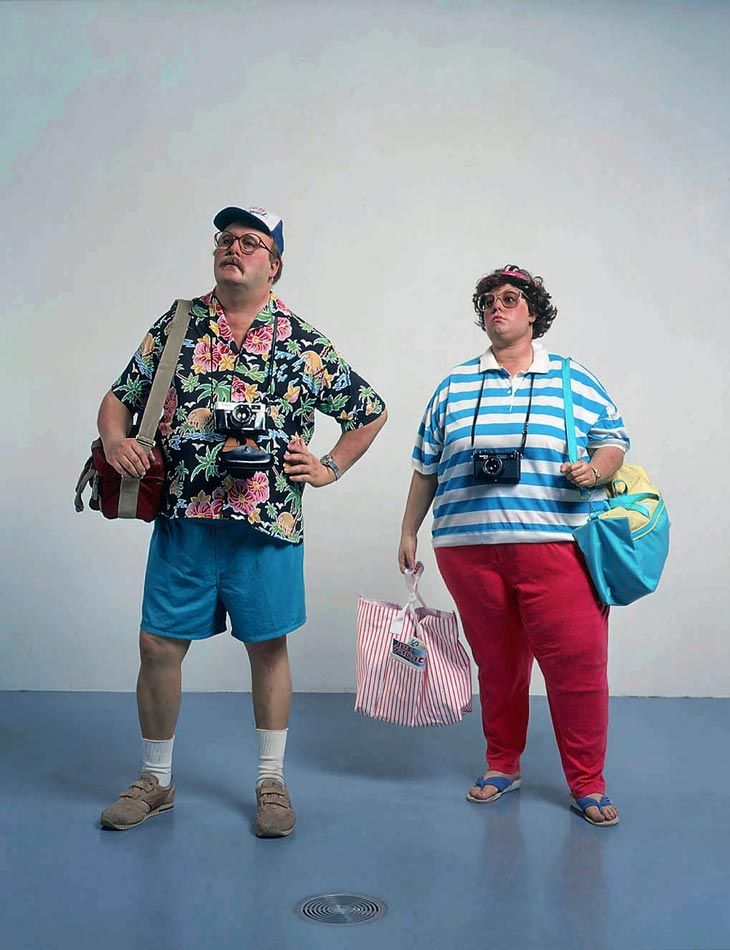 Resultado de imagem para duane hanson tourists ii